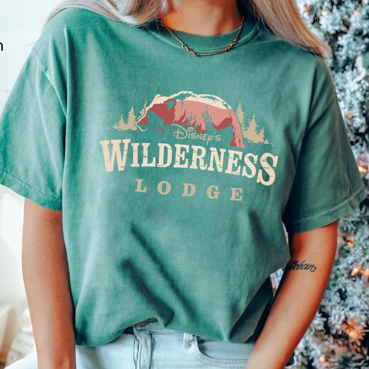 Wilderness Lodge Bear Camping Disney Shirt 3