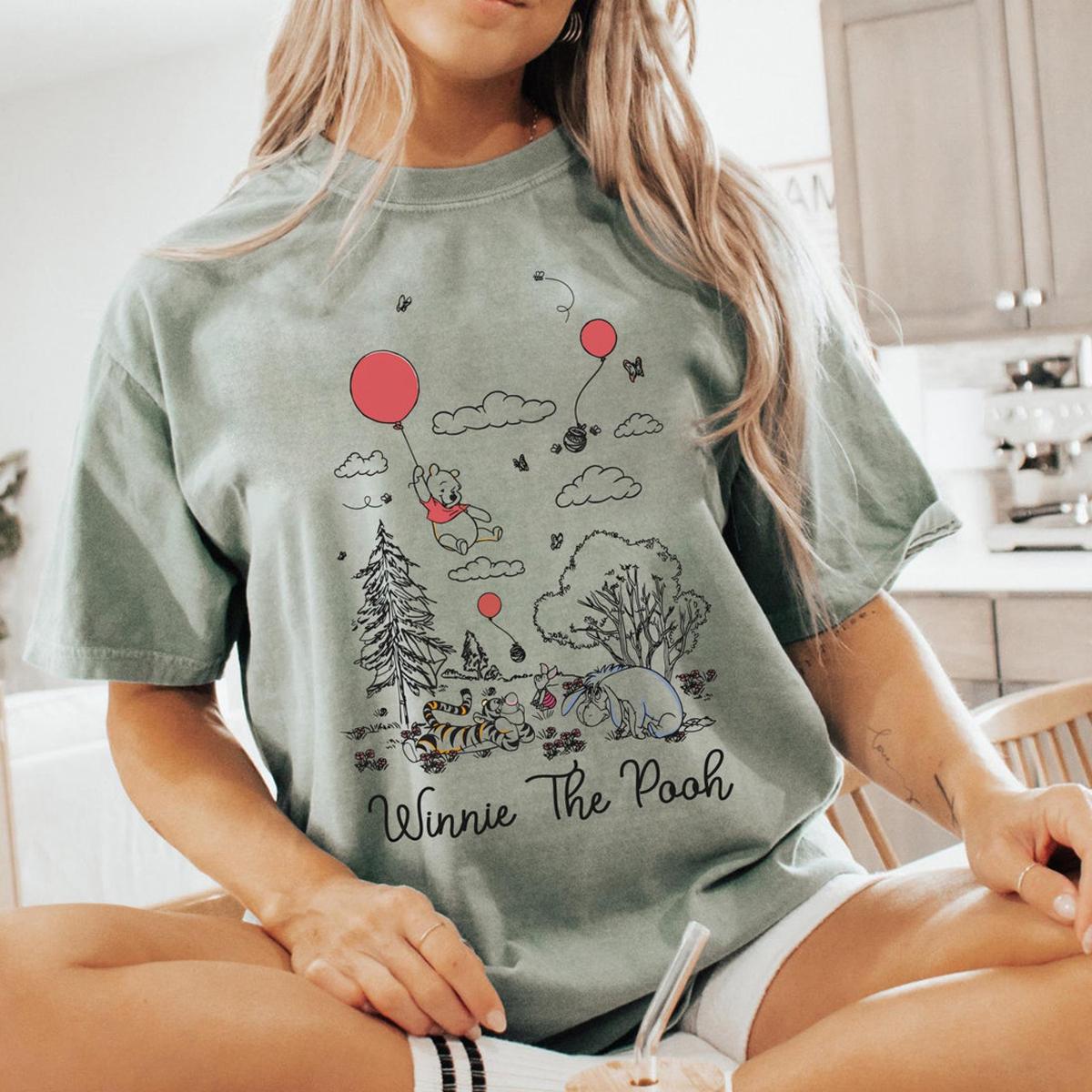 Winnie The Pooh And Friends Minimalist Shirt 3