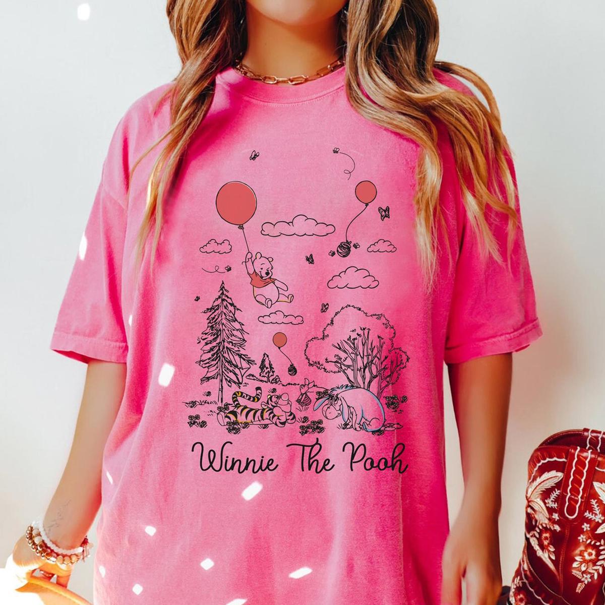 Winnie The Pooh And Friends Minimalist Shirt 4