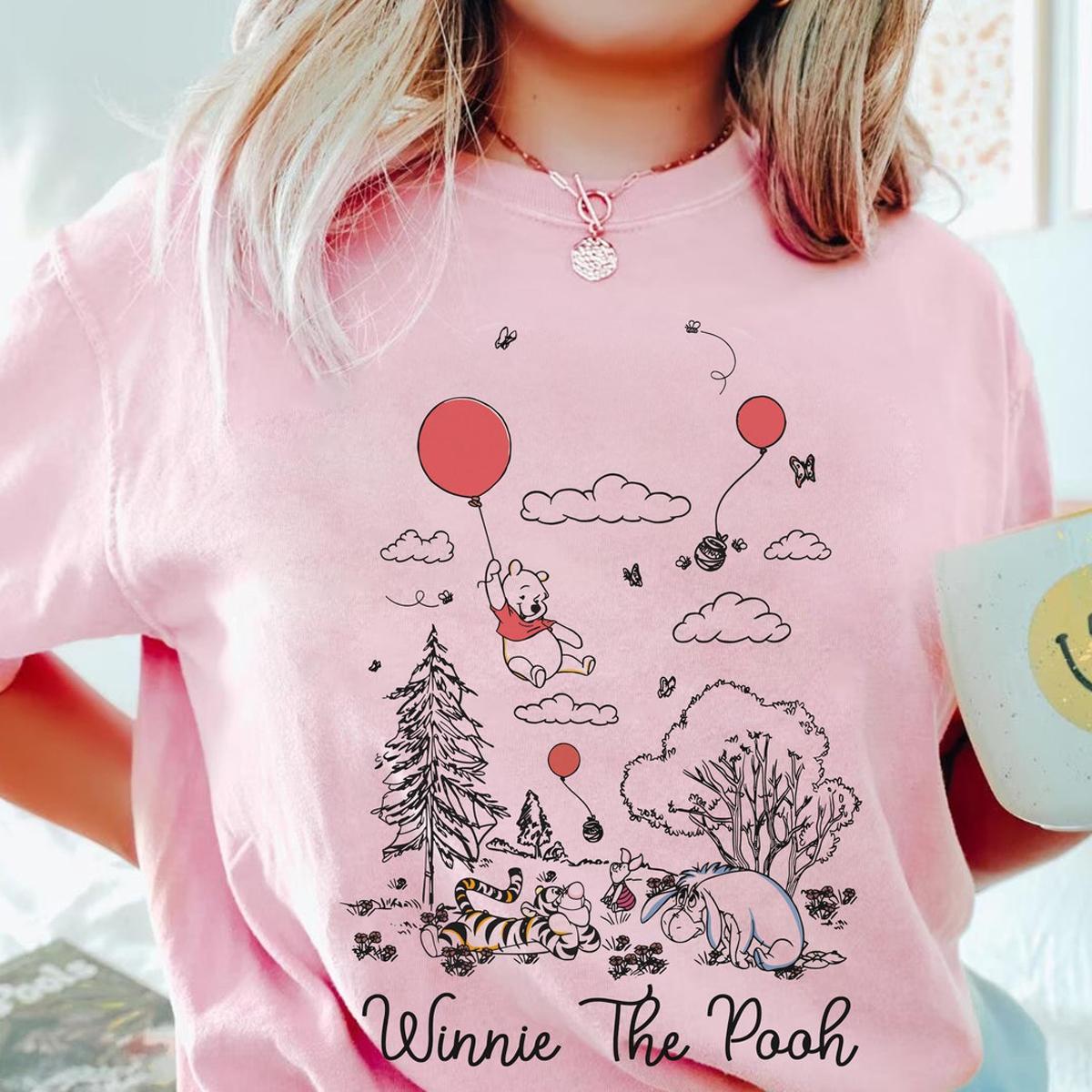 Winnie The Pooh And Friends Minimalist Shirt 5