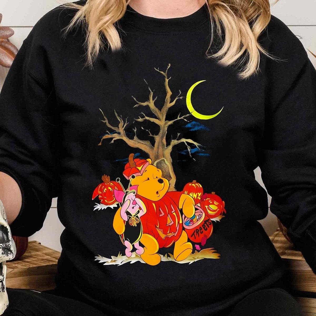 Winnie The Pooh And Piglet Halloween Costume Shirt 2