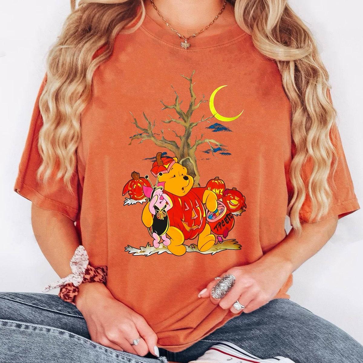 Winnie The Pooh And Piglet Halloween Costume Shirt 3