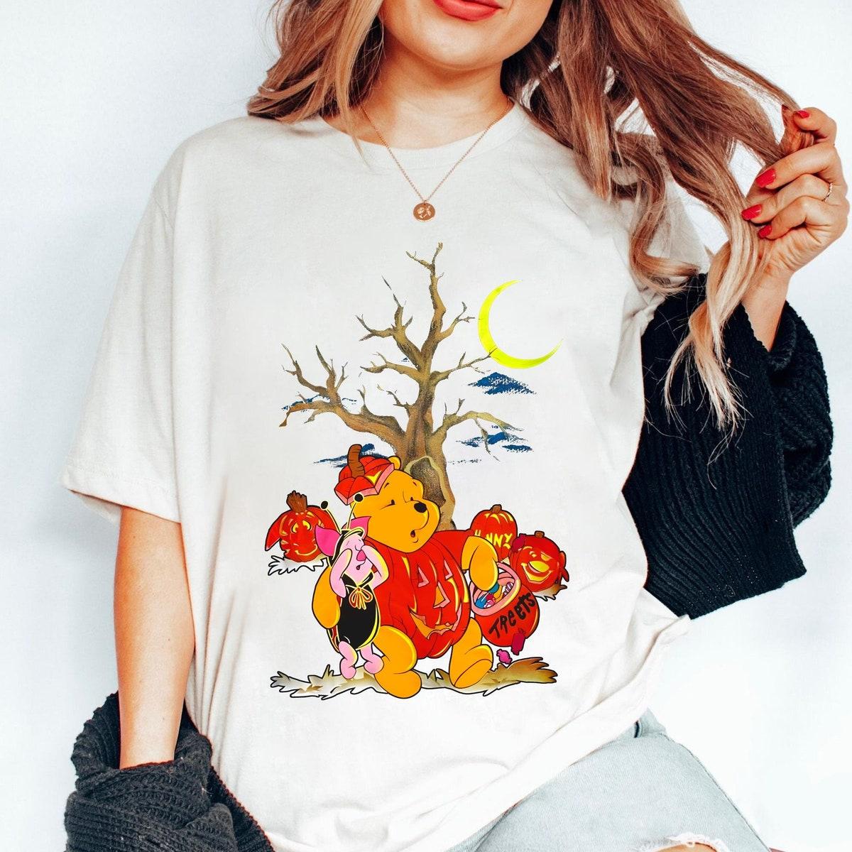 Winnie The Pooh And Piglet Halloween Costume Shirt 4