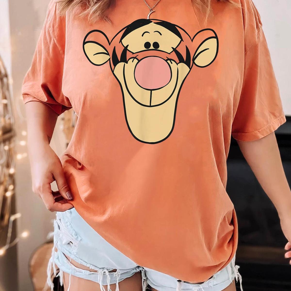 Winnie The Pooh Big Face Costume Halloween Family Matching Shirt 3