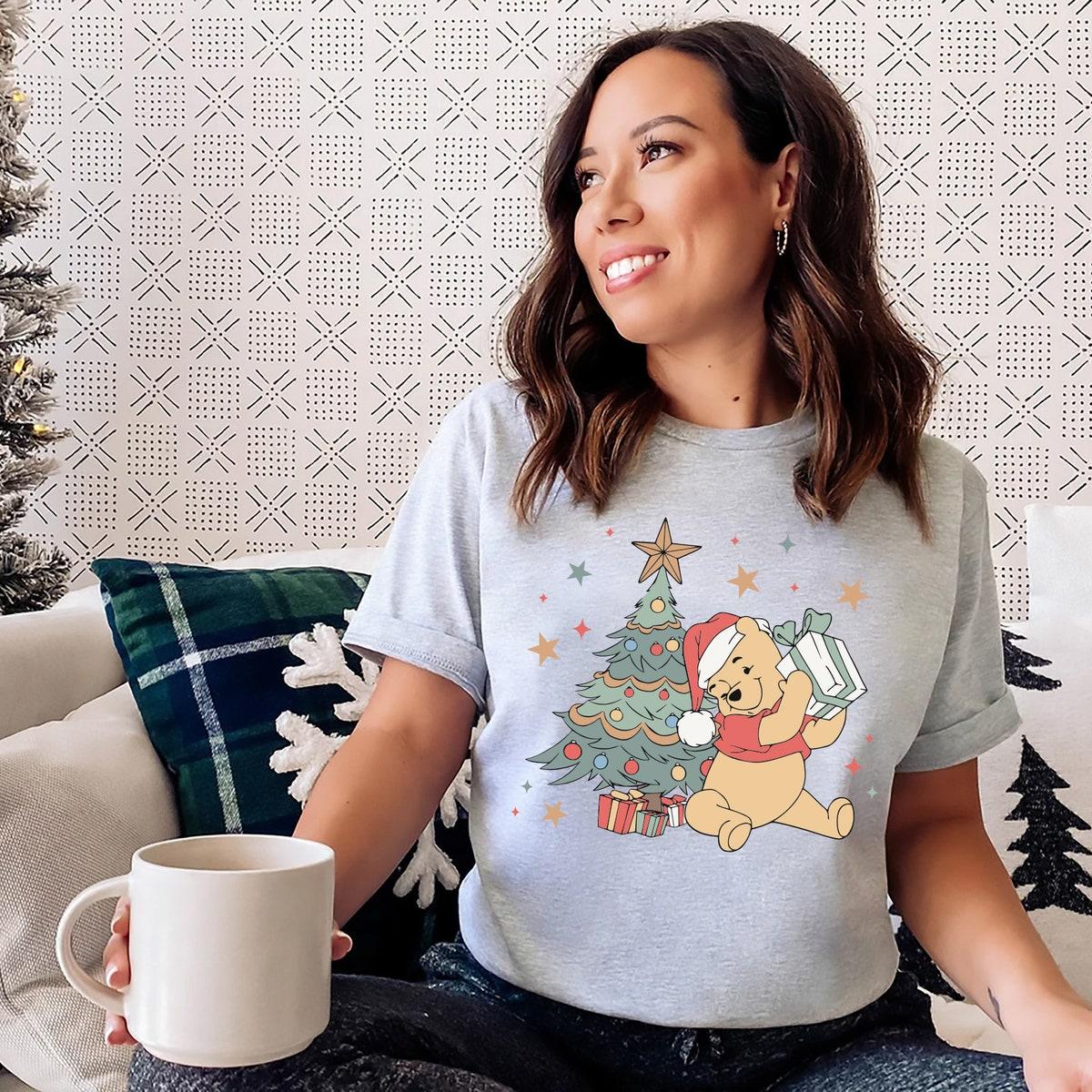 Winnie The Pooh Christmas Tree Shirt 4