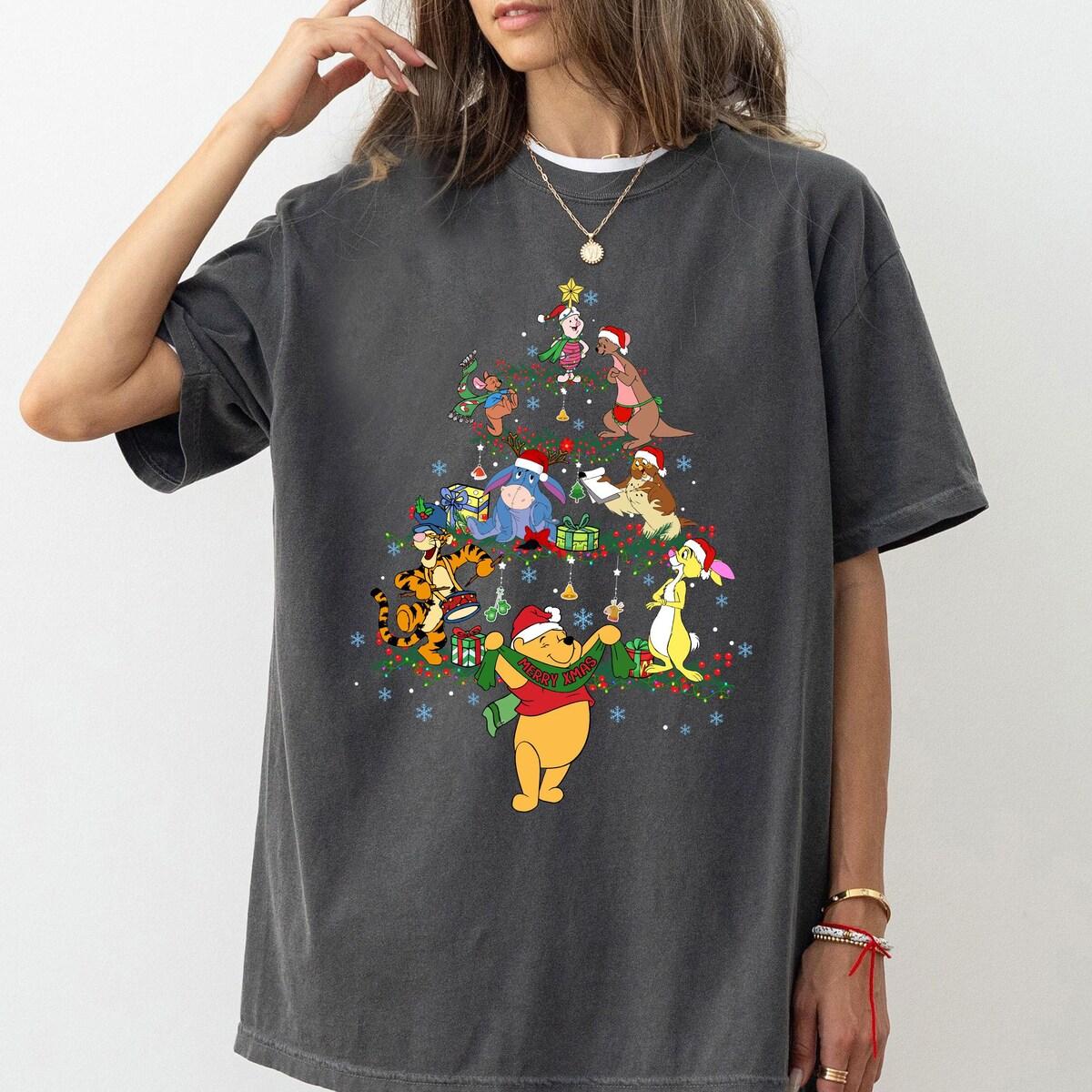 Winnie The Pooh Disney Christmas Tree Shirt 2