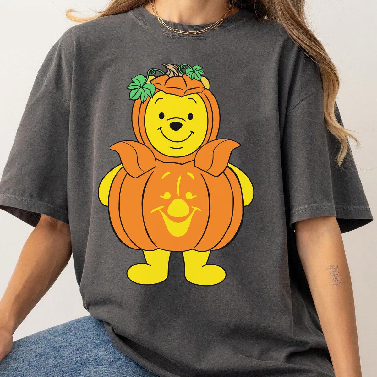 Winnie The Pooh With Piglet Pumpkin Shirt 4