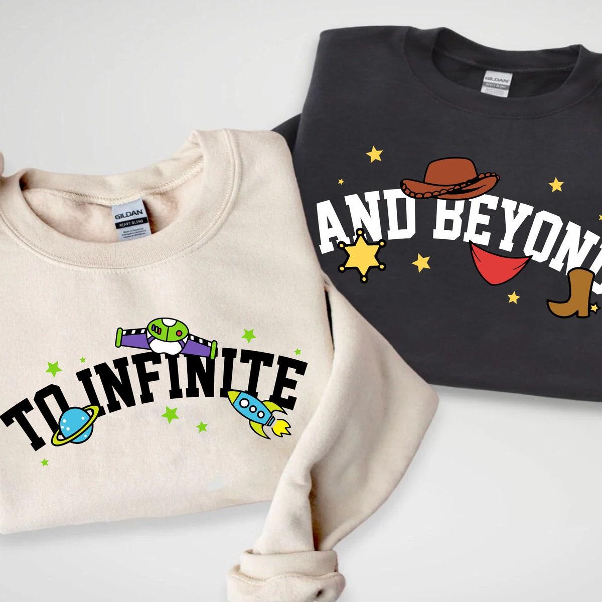 Woody And Buzz Lightyear To Infinite And Beyond Toy Story Friends Matching Shirt 3