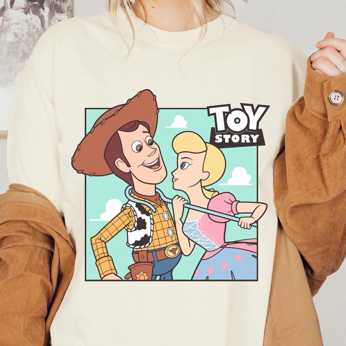 Woody Cowboy And Bo Peep Toy Story Couple Shirt 1