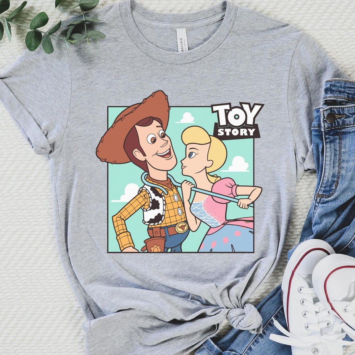 Woody Cowboy And Bo Peep Toy Story Couple Shirt 4