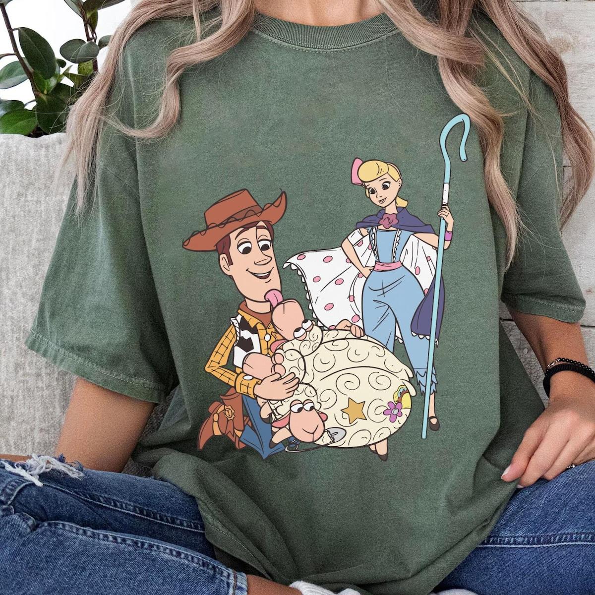 Woody Cowboy Bo Peep And Sheep Toy Story Shirt 4