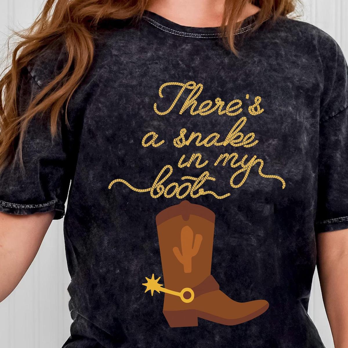 Woody Cowboy There's A Snake In My Boot Shirt 3