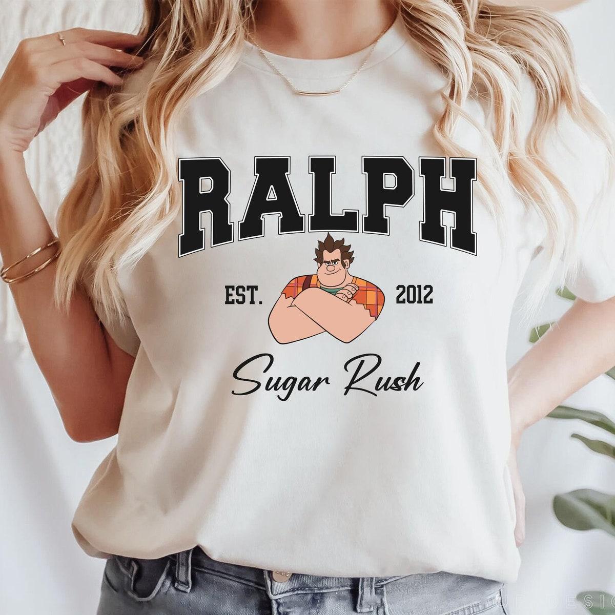 Wreck it Ralph Group Characters Est 2012 Sugar Rush Shirt 1