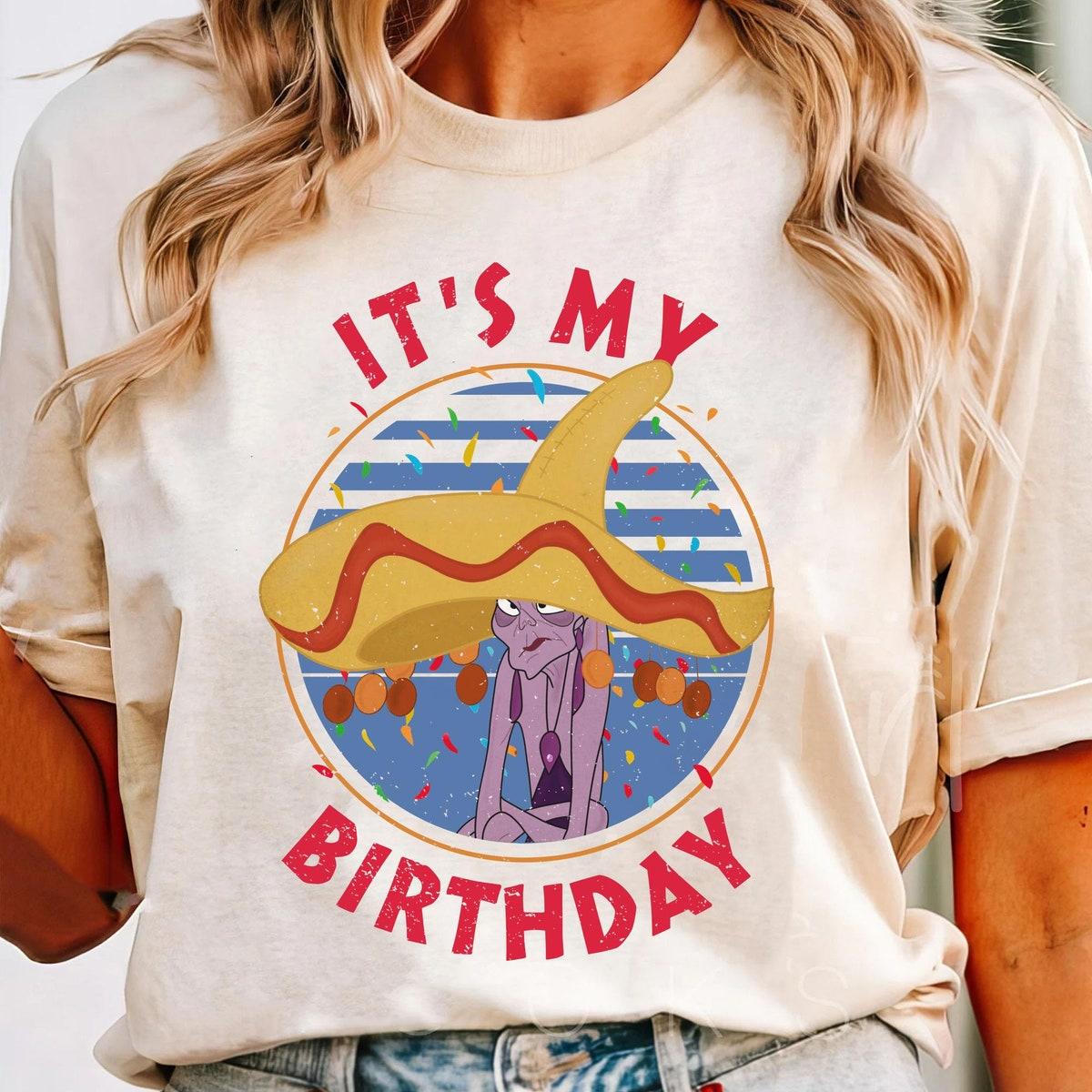 Yzma Villains It's My Birthday Vintage Emperor's New Groove Shirt 1