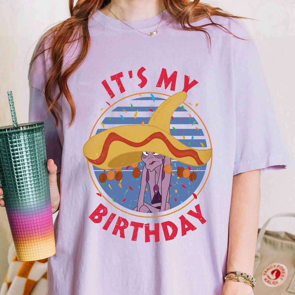 Yzma Villains It's My Birthday Vintage Emperor's New Groove Shirt 4