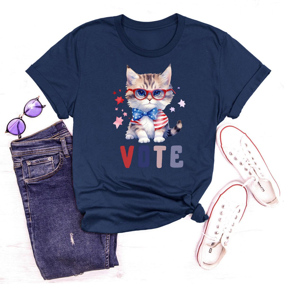 2024 Vote Presidential Election Cat Lovers Shirt 3