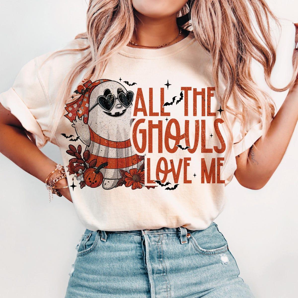 All The Ghouls Love Me Funny Halloween Shirt 2