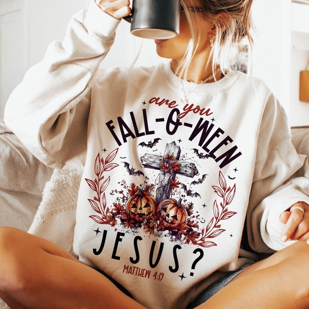 Are You Fall o ween Jesus Pumpkin Christian Halloween Shirt 3