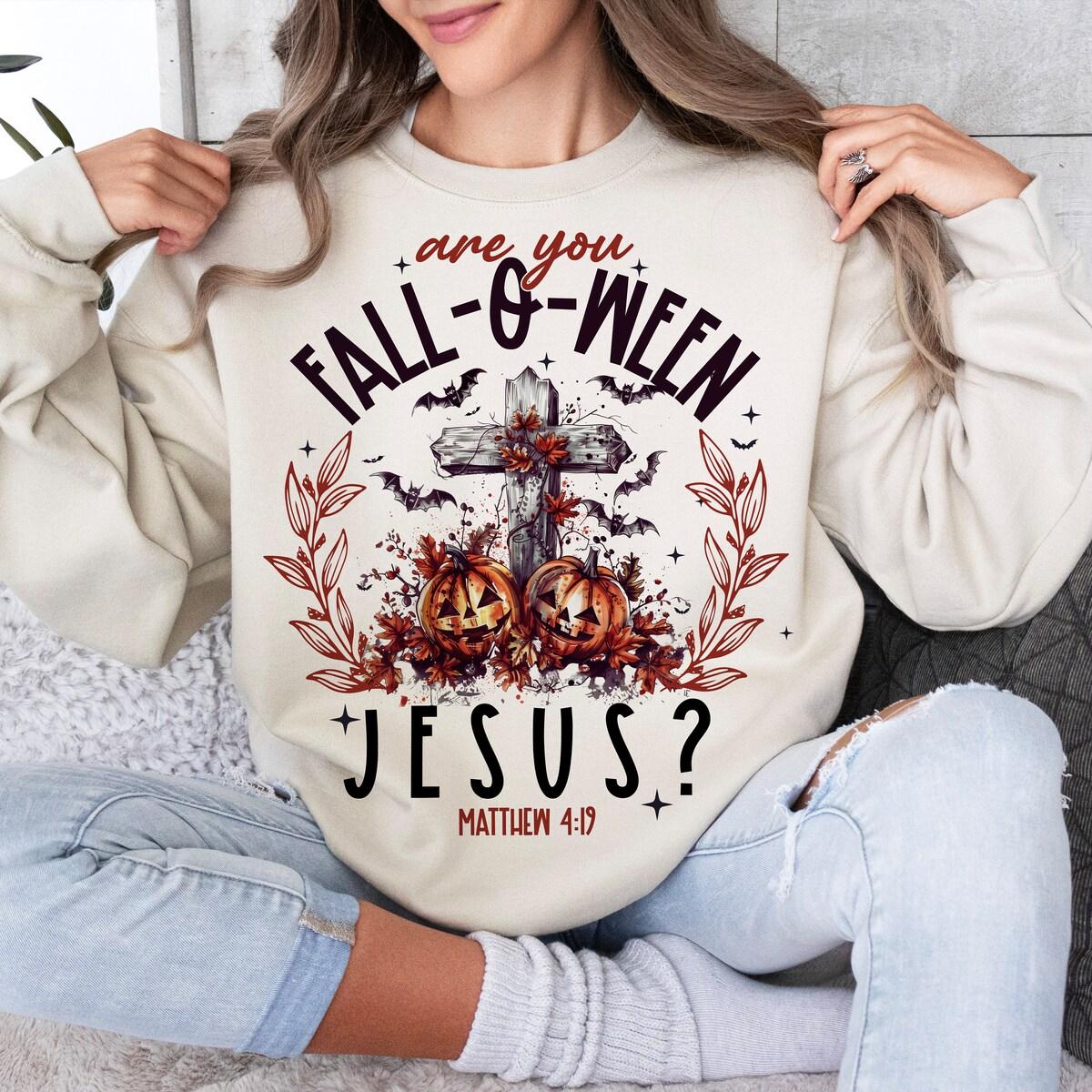 Are You Fall o ween Jesus Pumpkin Christian Halloween Shirt 4