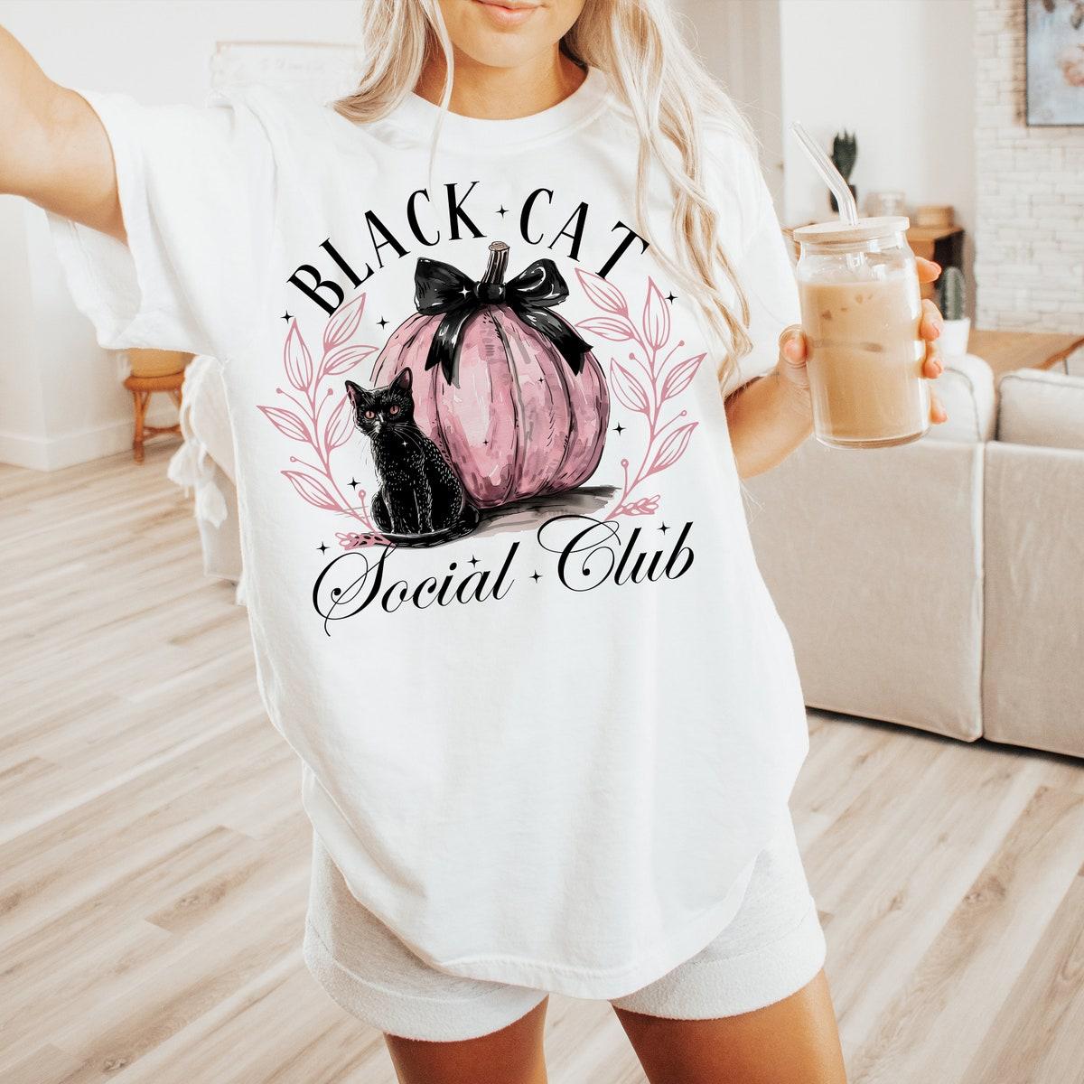 Black Cat Halloween Ghots Shirt 2