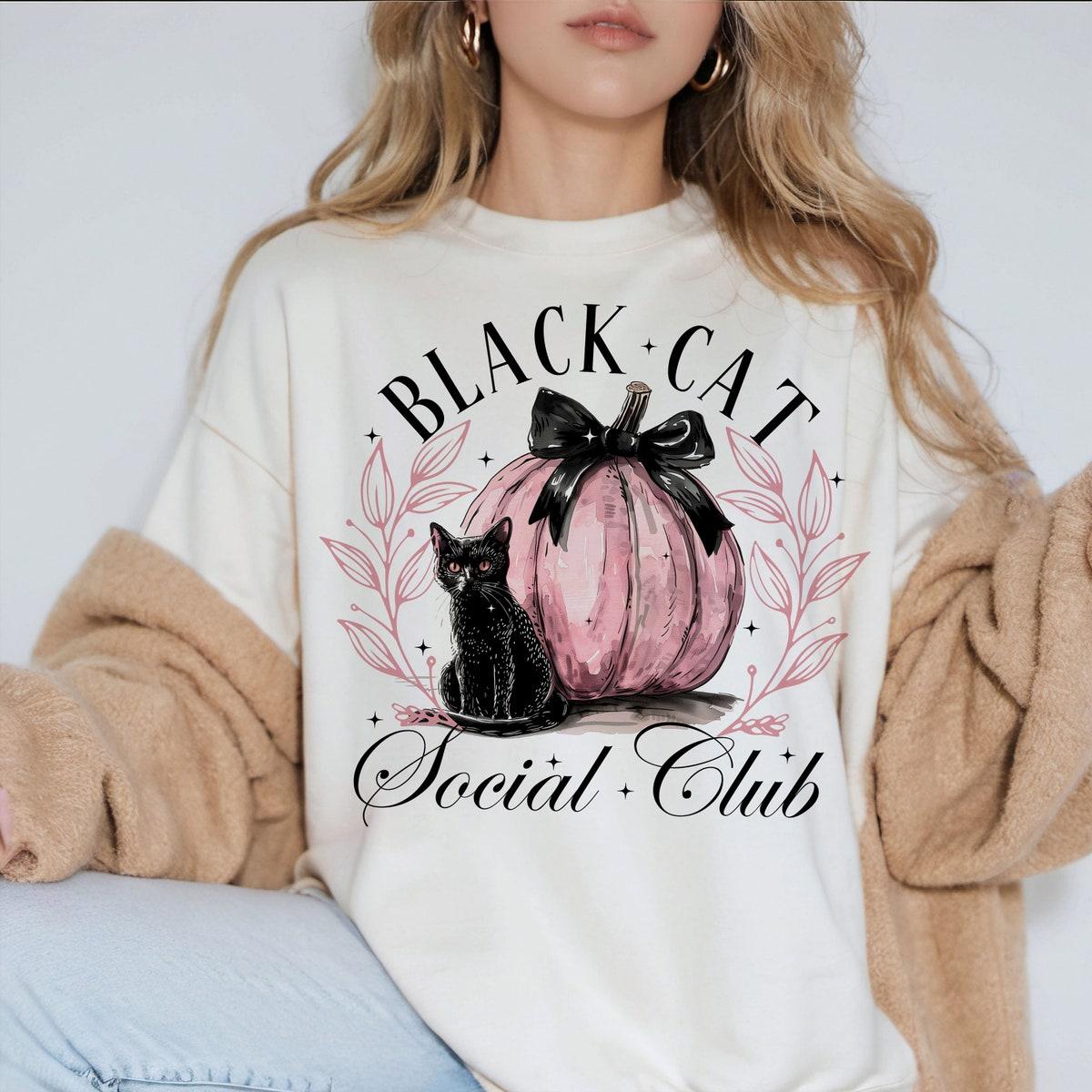 Black Cat Halloween Ghots Shirt 3