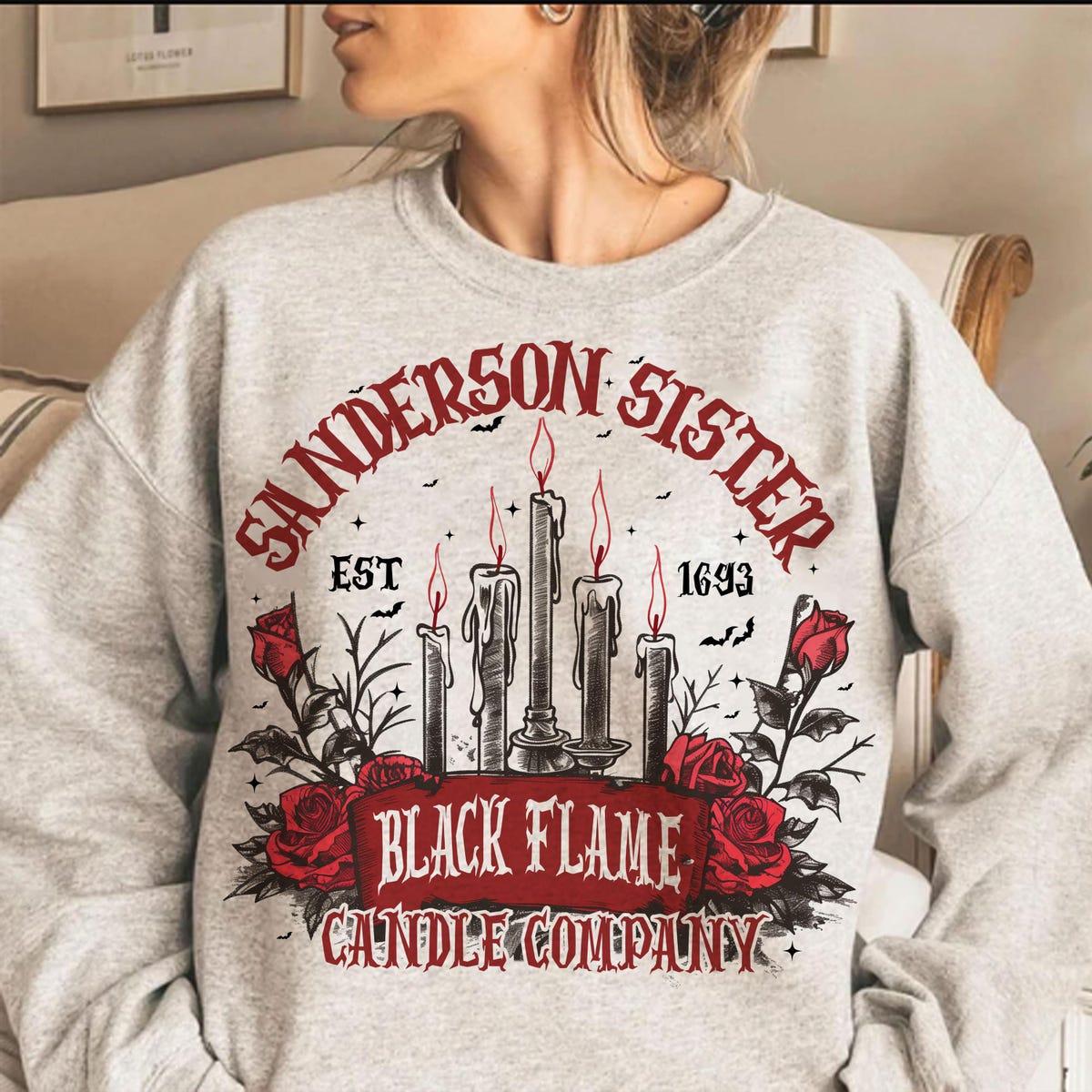 Black Flame Candle Company Halloween Shirt 4