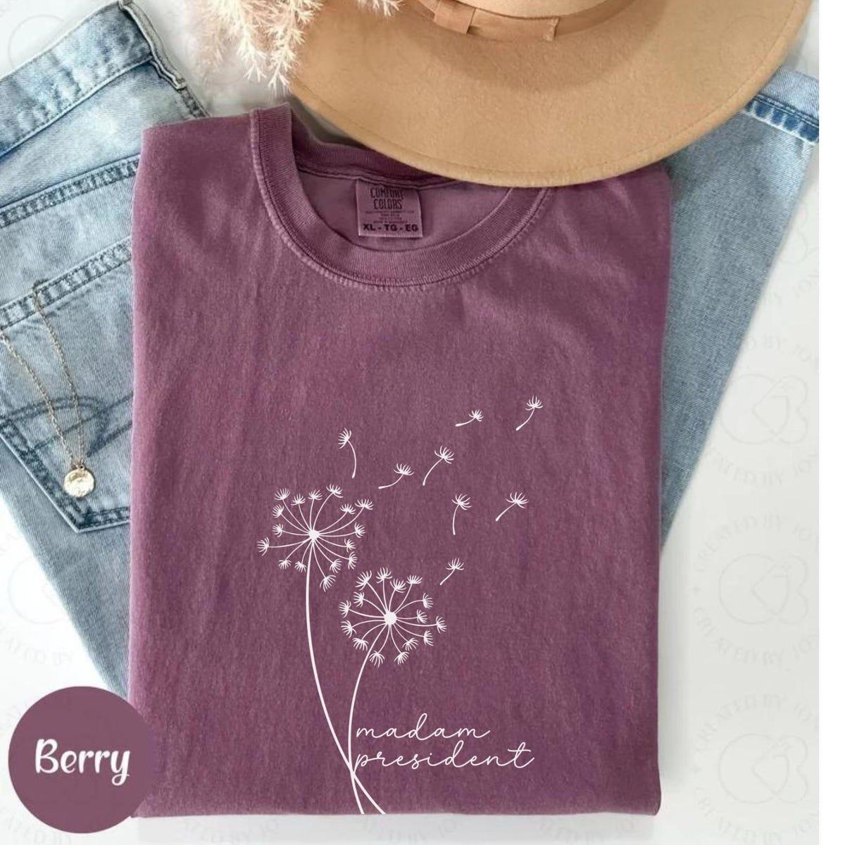 Blowing Dandelion Madam Presiden Kamala Harris Shirt 7