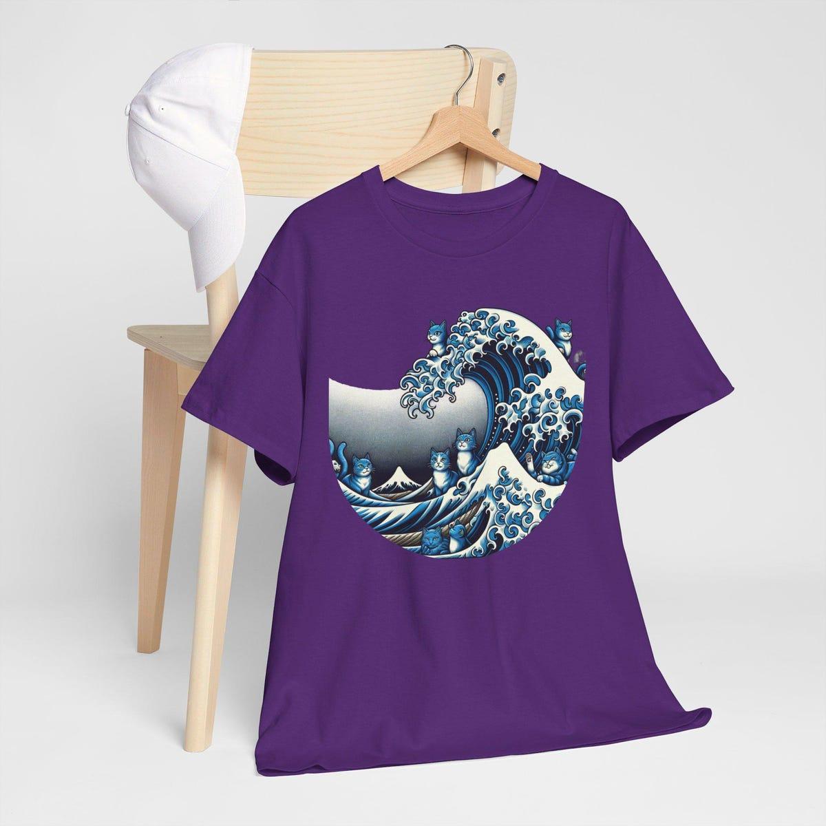 Blue Wave Cat For Kamala Shirt 4