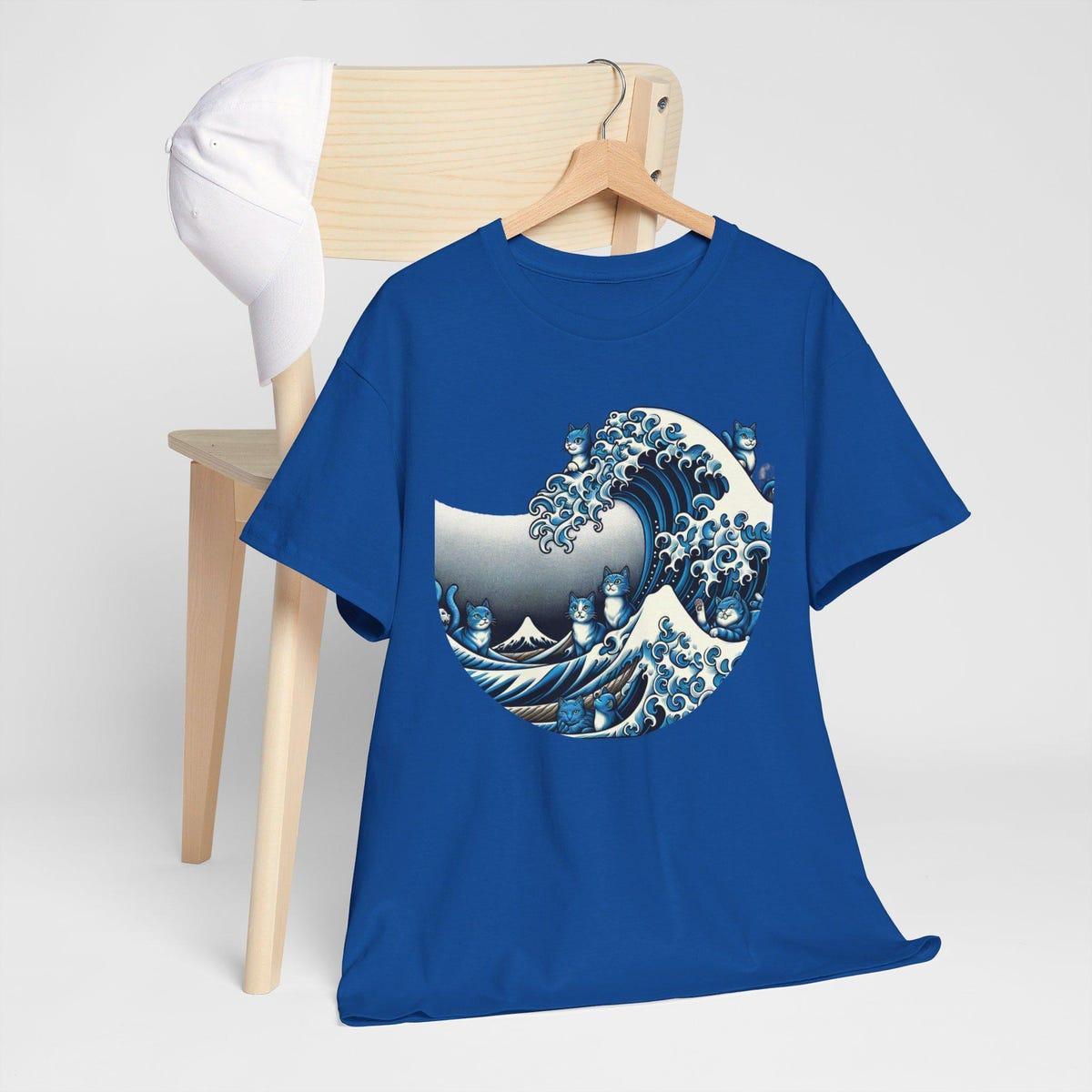 Blue Wave Cat For Kamala Shirt 5