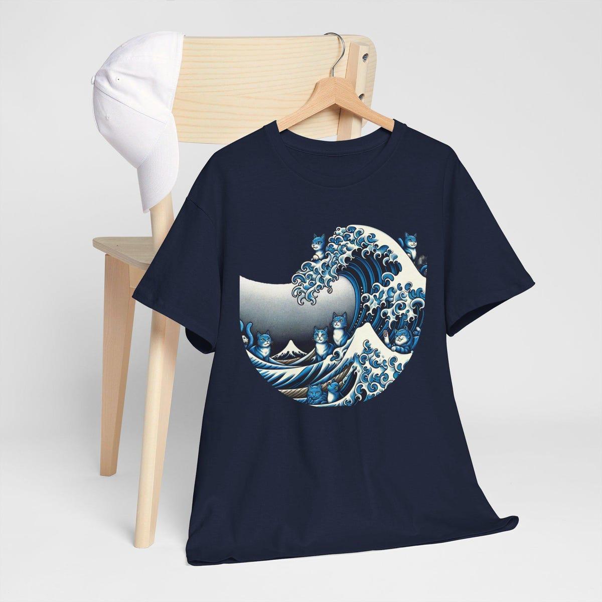 Blue Wave Cat For Kamala Shirt 6