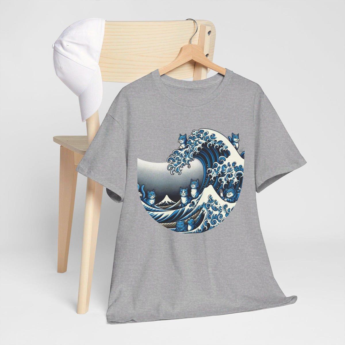 Blue Wave Cat For Kamala Shirt 7