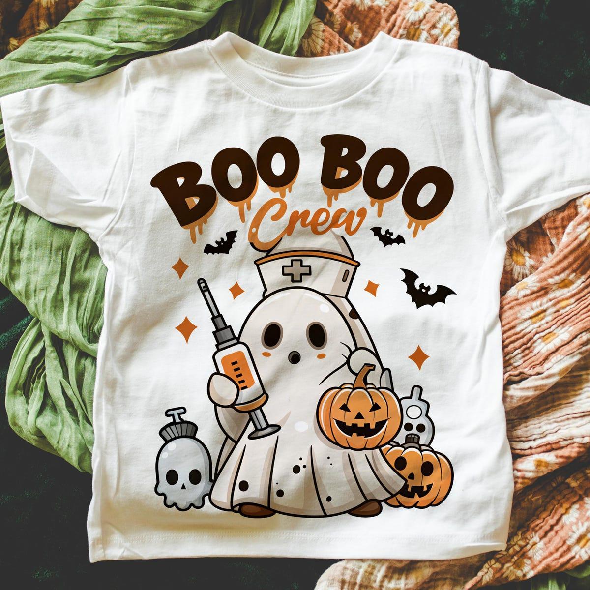 Boo Boo Crew Nurse Halloween Shirt 2