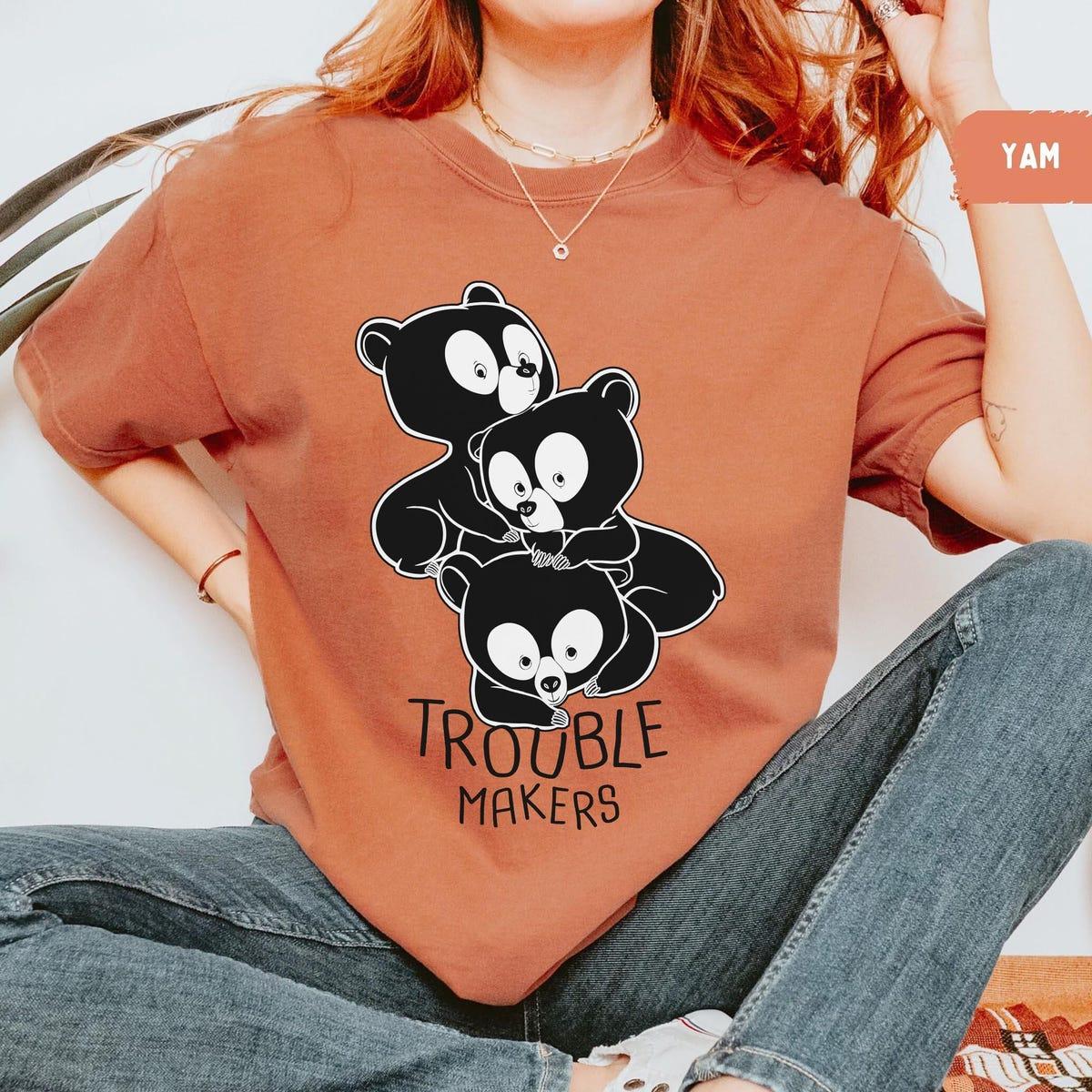 Brave Merida Brothers Bear Cubs Trouble Makers Shirt 1