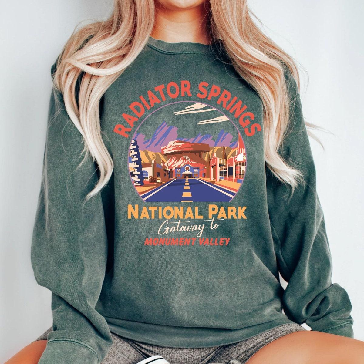 Cars Land Radiator Springs National Park Gateway To Monument Valley Shirt 4