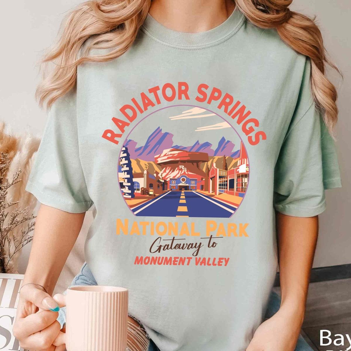 Cars Land Radiator Springs National Park Gateway To Monument Valley Shirt 5