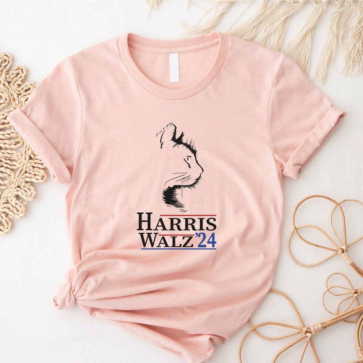 Cat Kamala Harris Tim Walz Kamala Harris Shirt 2