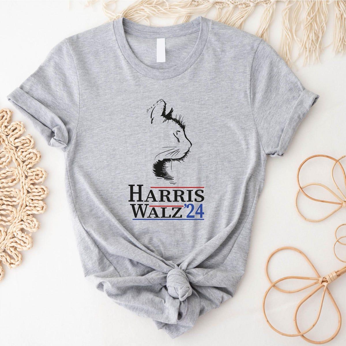 Cat Kamala Harris Tim Walz Kamala Harris Shirt 3