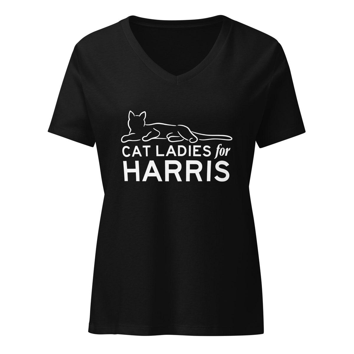 Cat Ladies For Harris Kamala Harris President Election 2024 Shirt 4