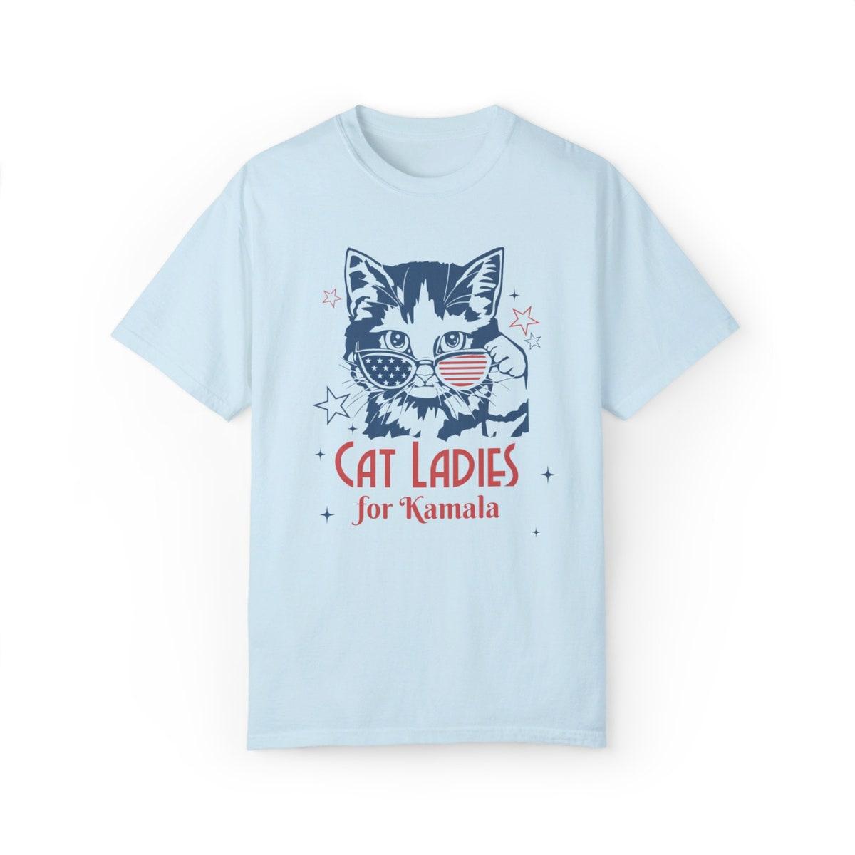 Cat Ladies For Kamala Harris 2024 Presiden Shirt 6