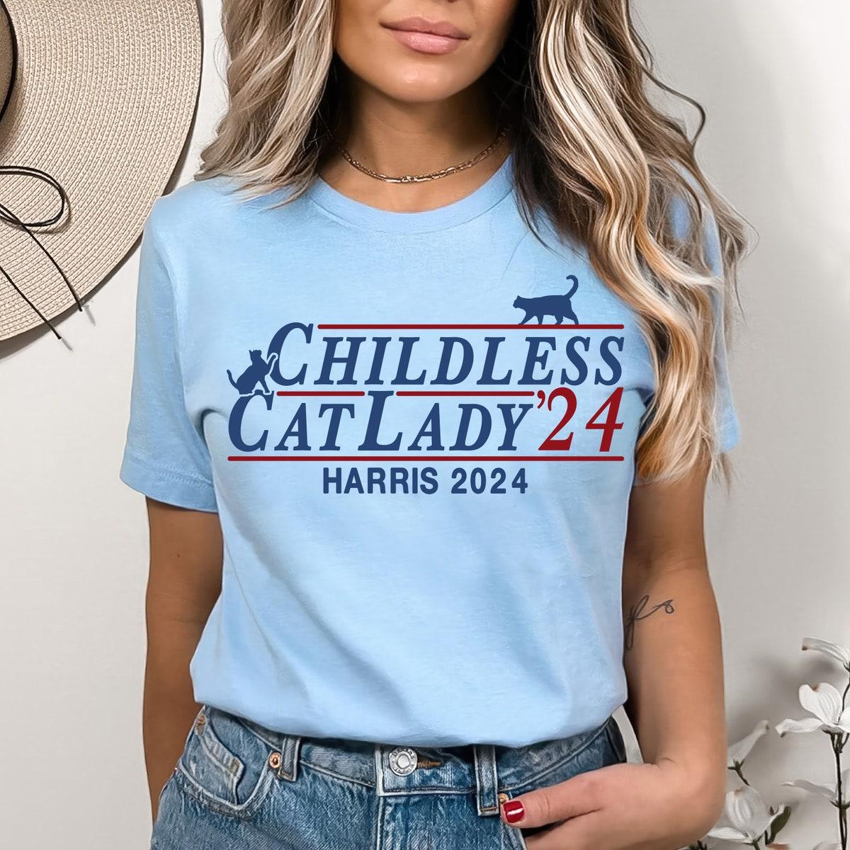 Cat Ladies Kamala Gift For Cat Lover President Shirt 5