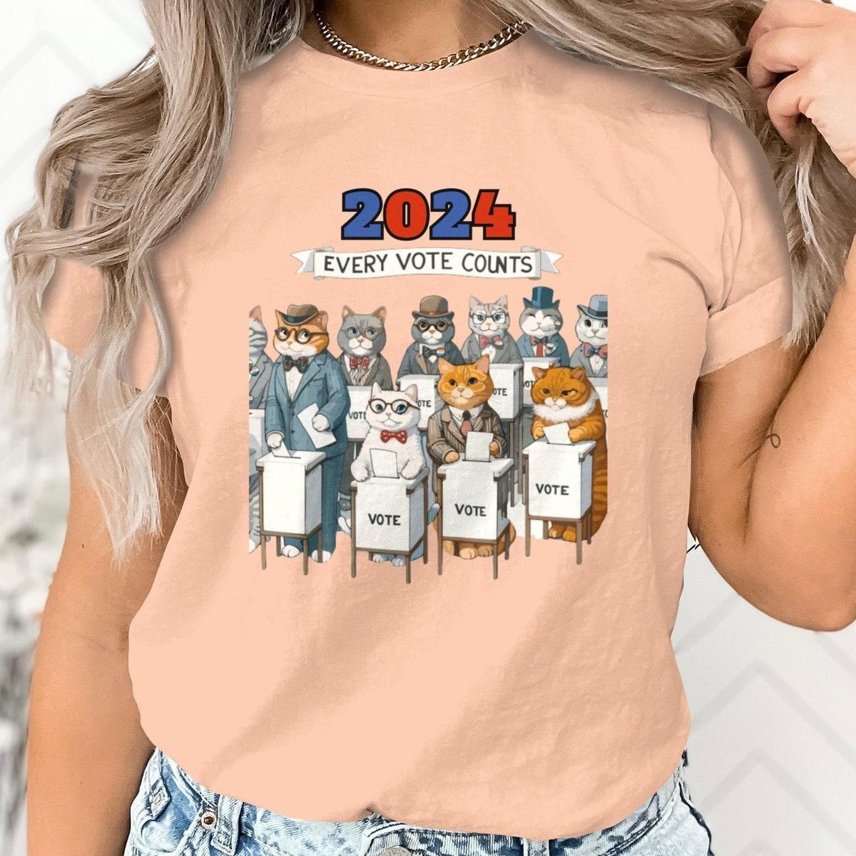 Cat Voter 2024 Election Shirt 1