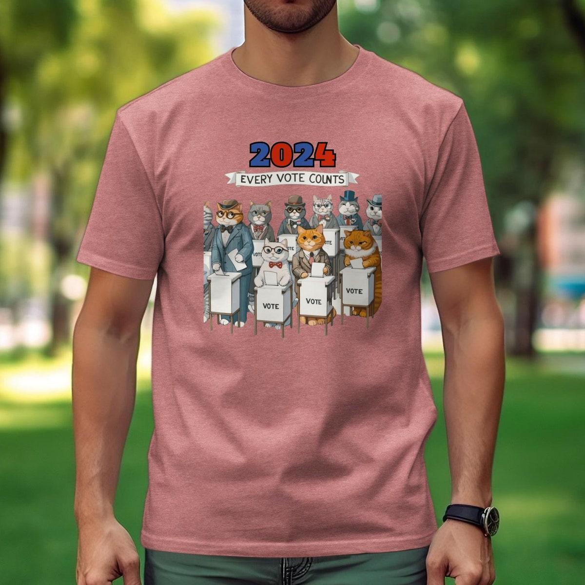 Cat Voter 2024 Election Shirt 2