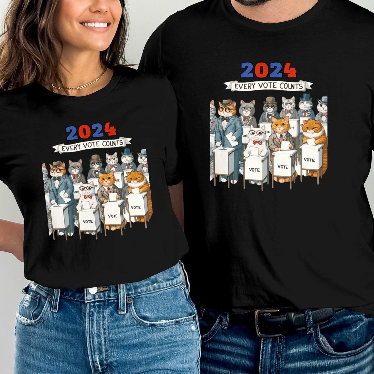 Cat Voter 2024 Election Shirt 5