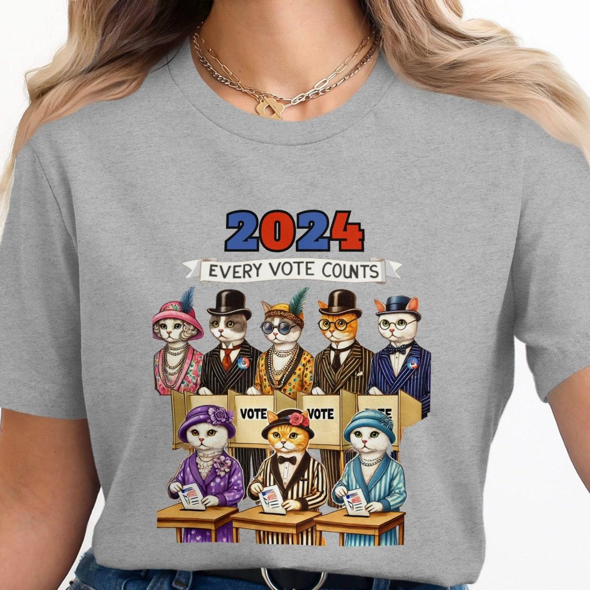 Cat Voter 2024 Election Shirt 9