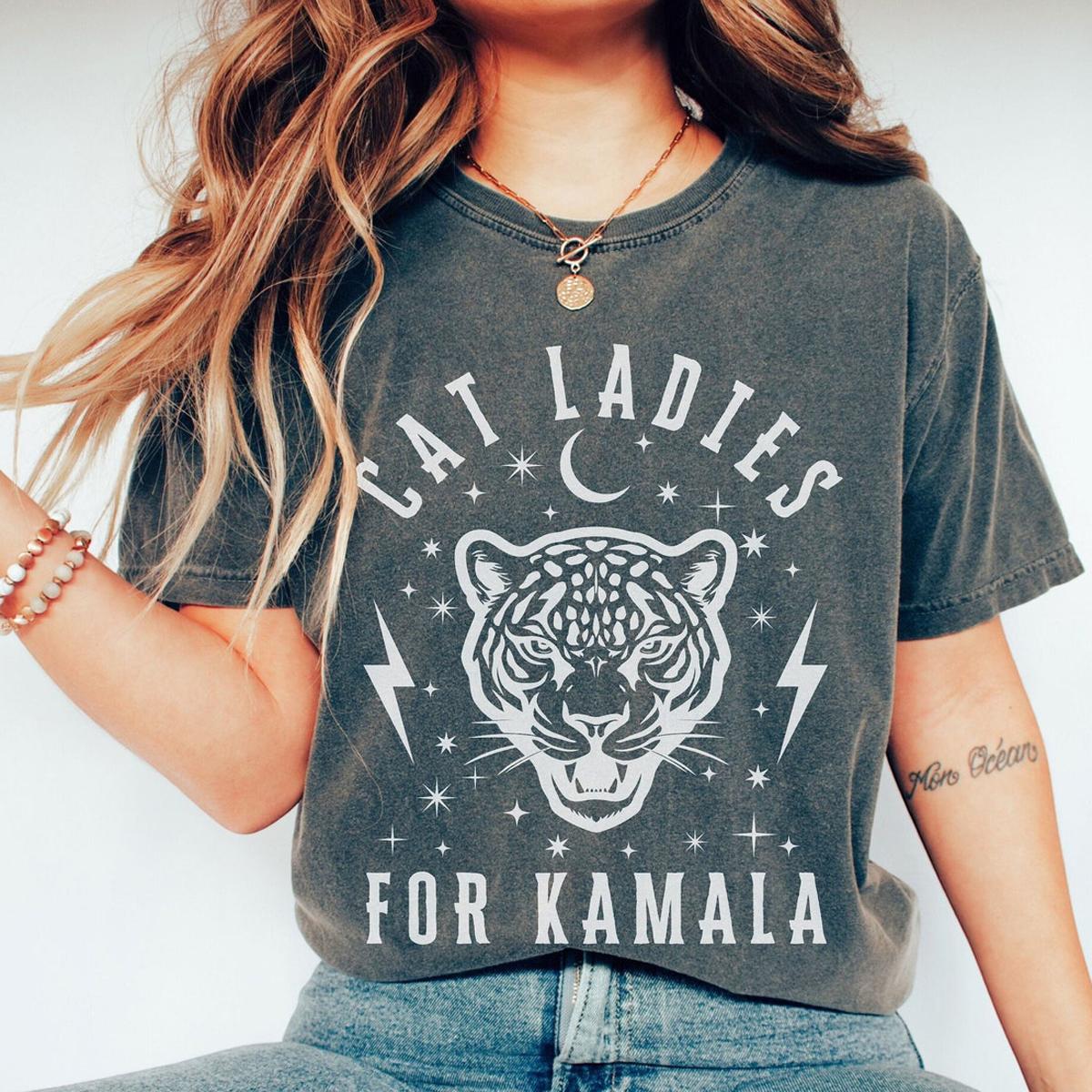 Celestial Jaguar Lightning Bolts Kamala Harris Voting Election 2024 Shirt 1