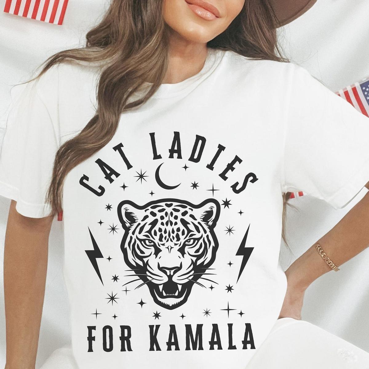 Celestial Jaguar Lightning Bolts Kamala Harris Voting Election 2024 Shirt 4