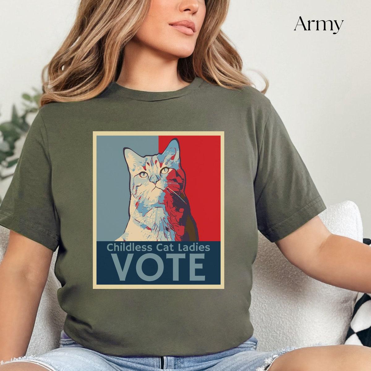 Childless Cat Ladies Vote Shirt 5