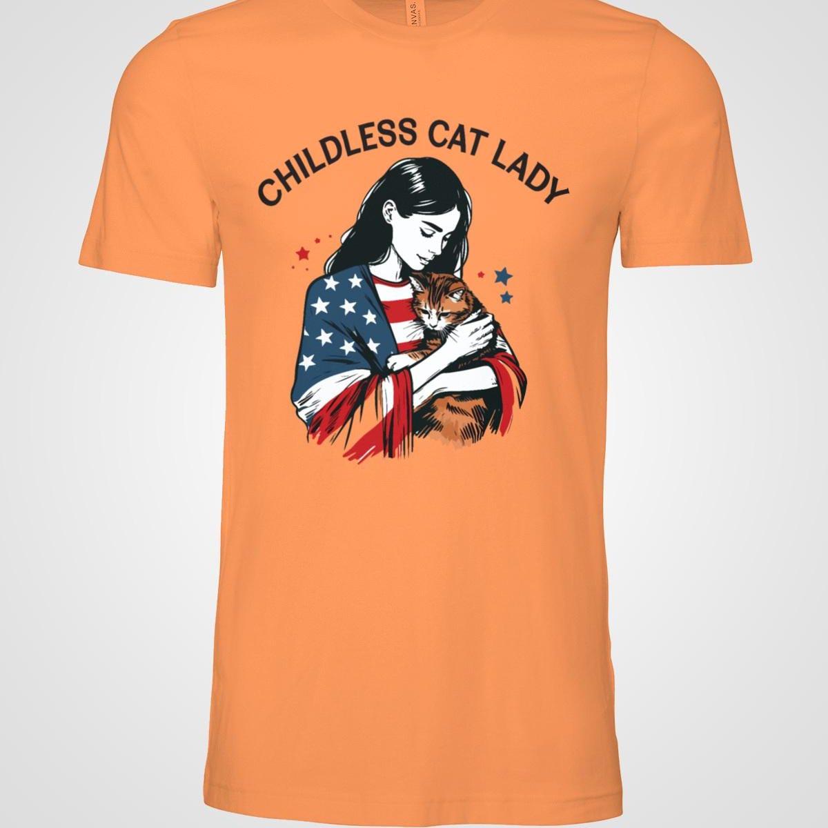 Childless Cat Lady Kamala Harris Shirt 1