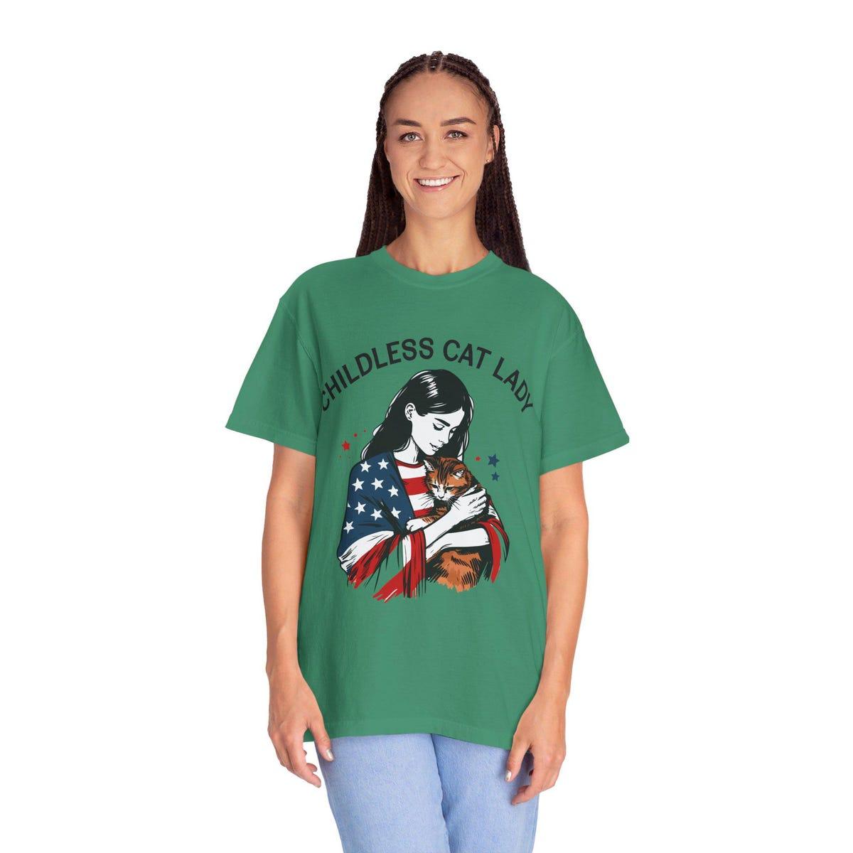 Childless Cat Lady Kamala Harris Shirt 4