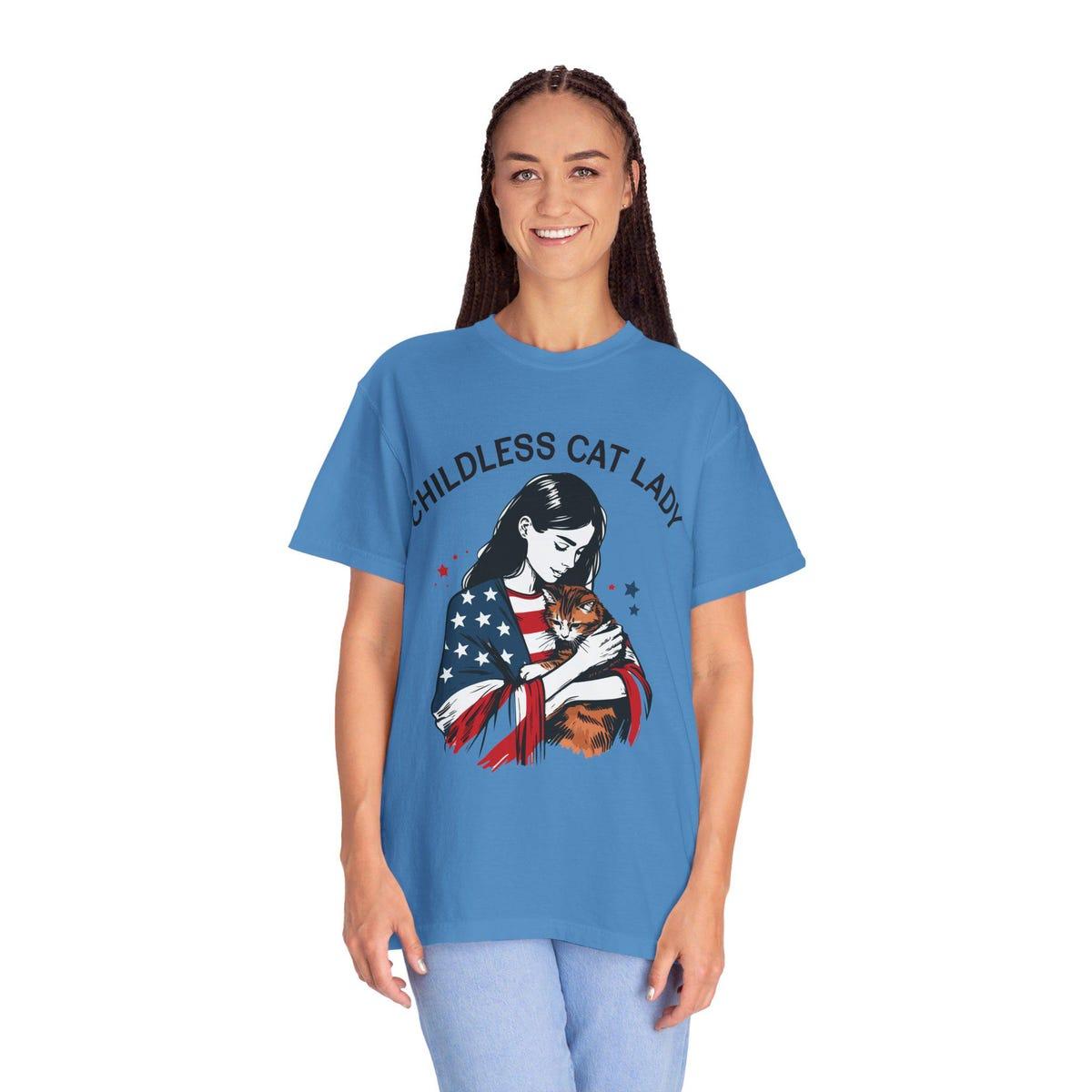 Childless Cat Lady Kamala Harris Shirt 6